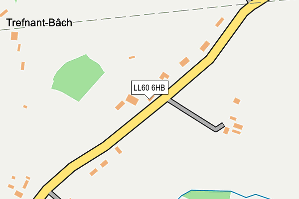 LL60 6HB map - OS OpenMap – Local (Ordnance Survey)