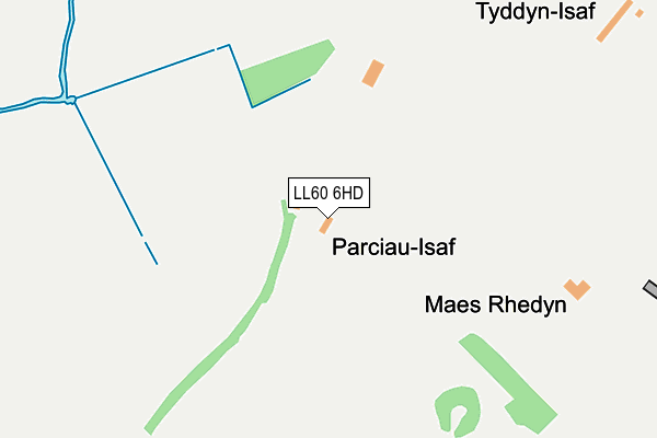 LL60 6HD map - OS OpenMap – Local (Ordnance Survey)