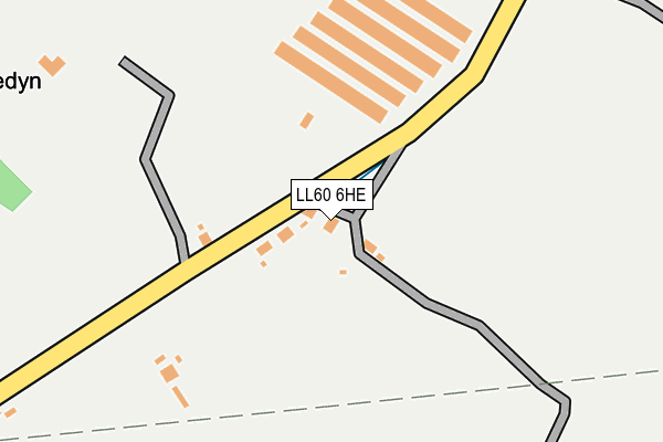 LL60 6HE map - OS OpenMap – Local (Ordnance Survey)