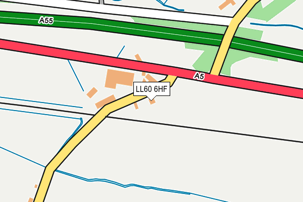 LL60 6HF map - OS OpenMap – Local (Ordnance Survey)