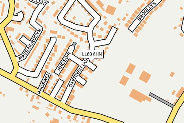 LL60 6HN map - OS OpenMap – Local (Ordnance Survey)