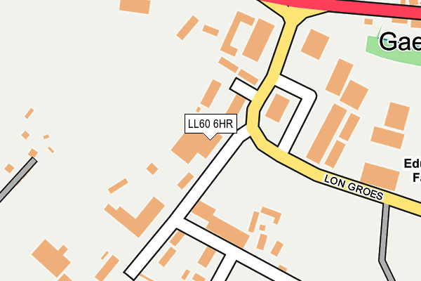 LL60 6HR map - OS OpenMap – Local (Ordnance Survey)