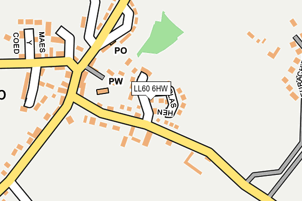 LL60 6HW map - OS OpenMap – Local (Ordnance Survey)