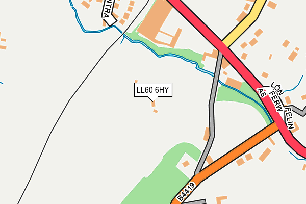 LL60 6HY map - OS OpenMap – Local (Ordnance Survey)