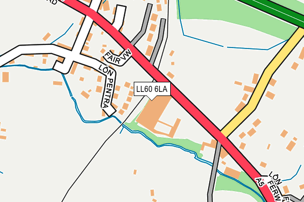 LL60 6LA map - OS OpenMap – Local (Ordnance Survey)