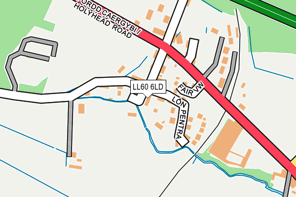 LL60 6LD map - OS OpenMap – Local (Ordnance Survey)