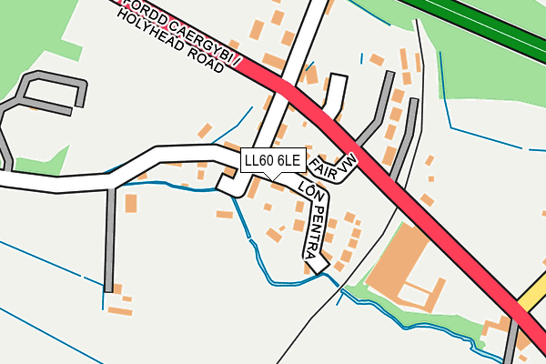 LL60 6LE map - OS OpenMap – Local (Ordnance Survey)