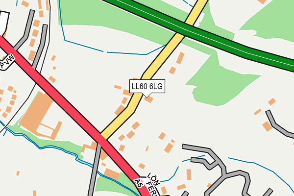 LL60 6LG map - OS OpenMap – Local (Ordnance Survey)