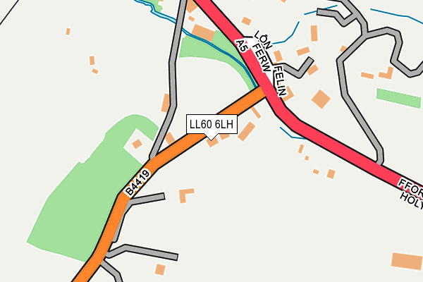LL60 6LH map - OS OpenMap – Local (Ordnance Survey)