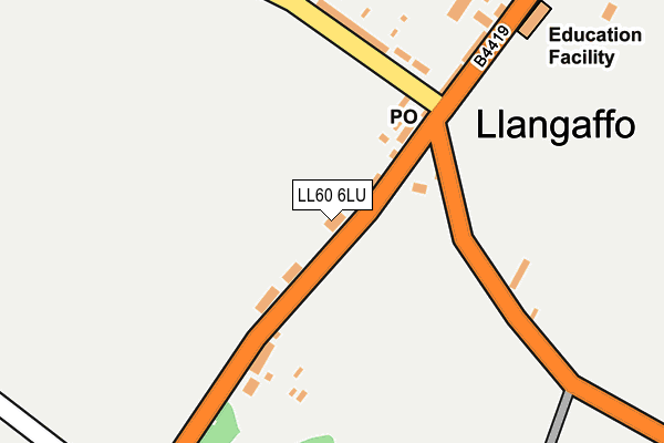 LL60 6LU map - OS OpenMap – Local (Ordnance Survey)
