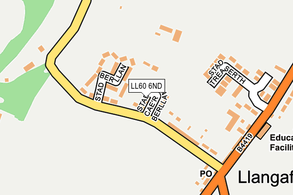LL60 6ND map - OS OpenMap – Local (Ordnance Survey)
