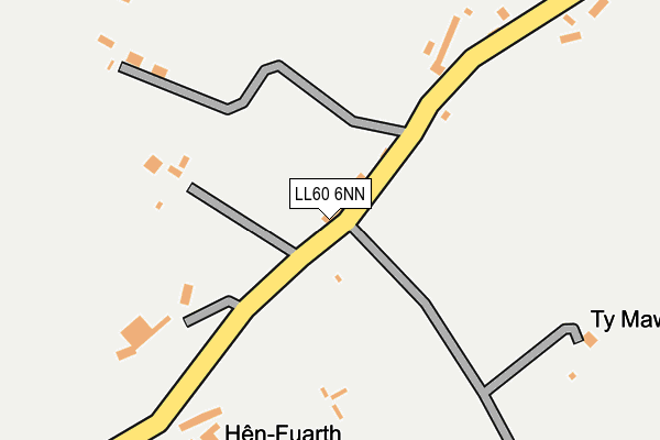 LL60 6NN map - OS OpenMap – Local (Ordnance Survey)