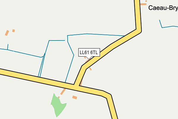 LL61 6TL map - OS OpenMap – Local (Ordnance Survey)