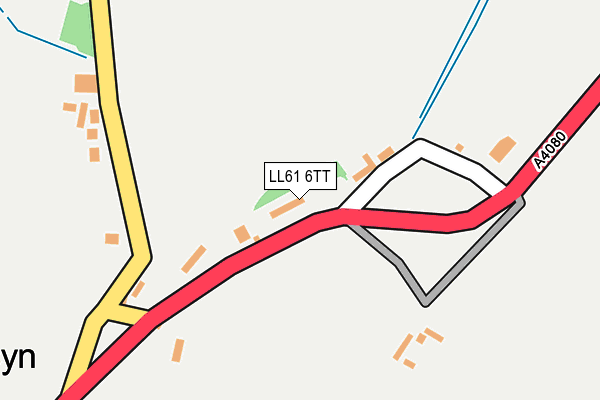 LL61 6TT map - OS OpenMap – Local (Ordnance Survey)