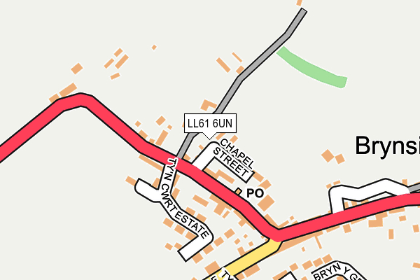 LL61 6UN map - OS OpenMap – Local (Ordnance Survey)