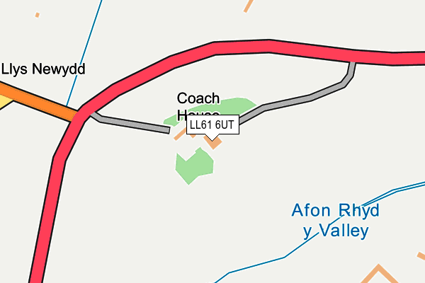 LL61 6UT map - OS OpenMap – Local (Ordnance Survey)