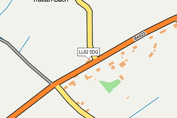 LL62 5DG map - OS OpenMap – Local (Ordnance Survey)