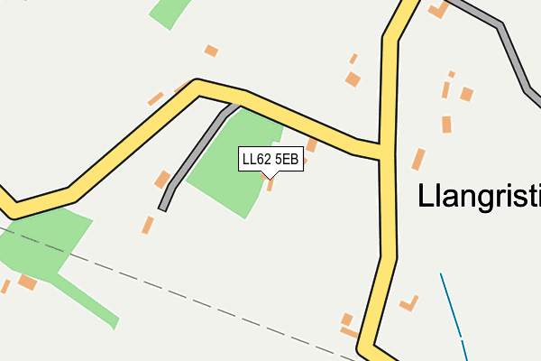 LL62 5EB map - OS OpenMap – Local (Ordnance Survey)