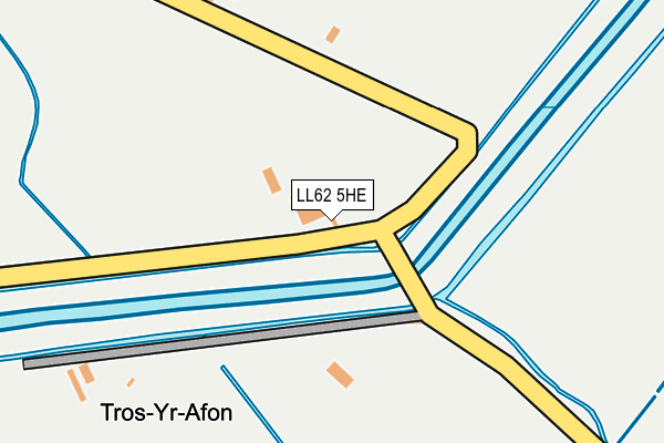 LL62 5HE map - OS OpenMap – Local (Ordnance Survey)