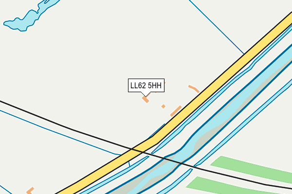 LL62 5HH map - OS OpenMap – Local (Ordnance Survey)