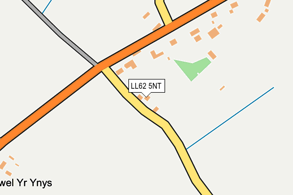 LL62 5NT map - OS OpenMap – Local (Ordnance Survey)