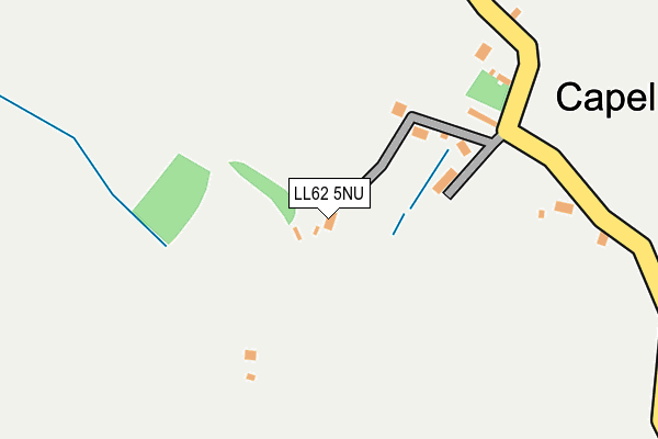 LL62 5NU map - OS OpenMap – Local (Ordnance Survey)