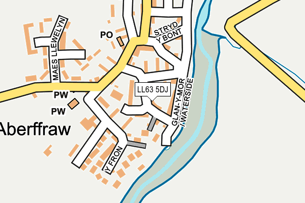 LL63 5DJ map - OS OpenMap – Local (Ordnance Survey)