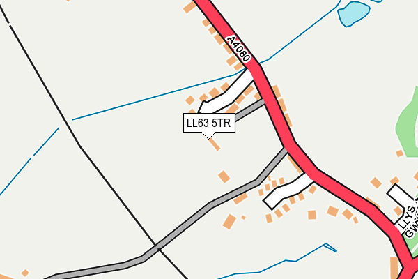 LL63 5TR map - OS OpenMap – Local (Ordnance Survey)