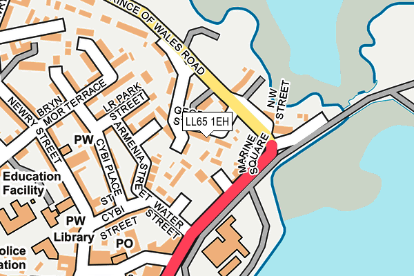 LL65 1EH map - OS OpenMap – Local (Ordnance Survey)