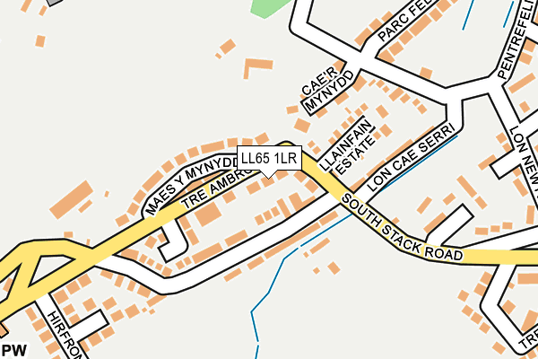 LL65 1LR map - OS OpenMap – Local (Ordnance Survey)