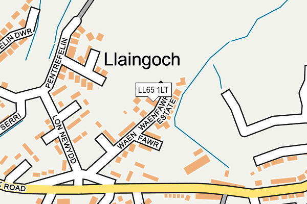LL65 1LT map - OS OpenMap – Local (Ordnance Survey)