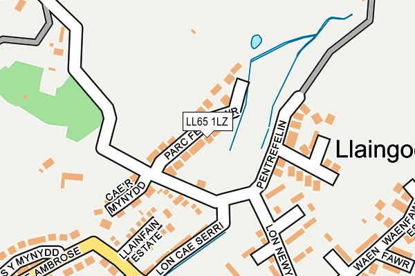 LL65 1LZ map - OS OpenMap – Local (Ordnance Survey)