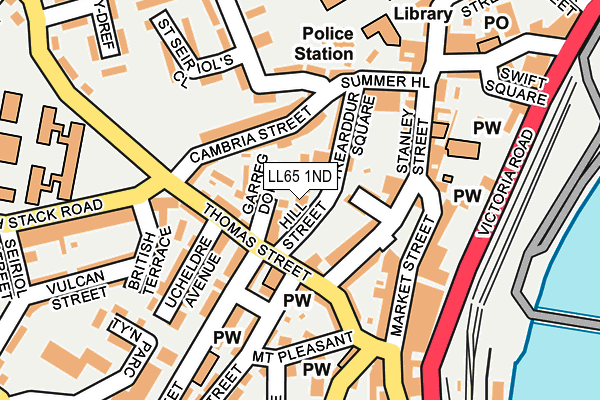 LL65 1ND map - OS OpenMap – Local (Ordnance Survey)