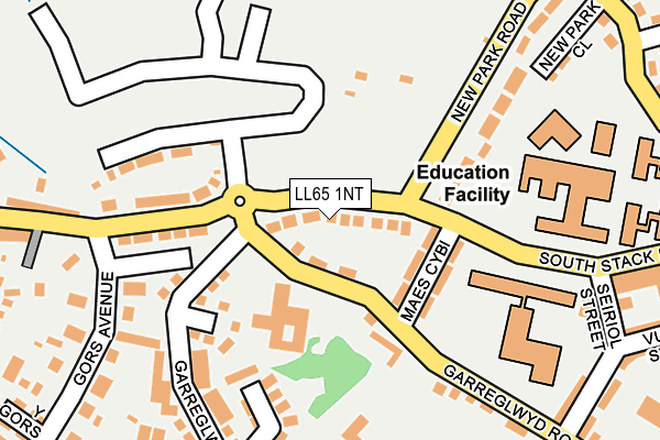 LL65 1NT map - OS OpenMap – Local (Ordnance Survey)