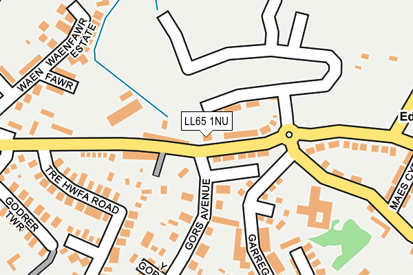 LL65 1NU map - OS OpenMap – Local (Ordnance Survey)