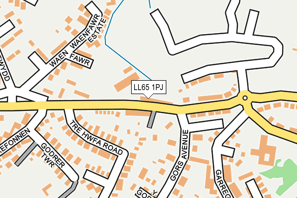 LL65 1PJ map - OS OpenMap – Local (Ordnance Survey)