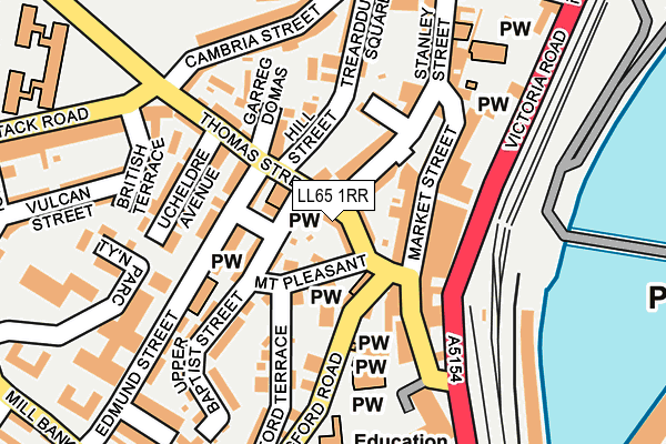 LL65 1RR map - OS OpenMap – Local (Ordnance Survey)