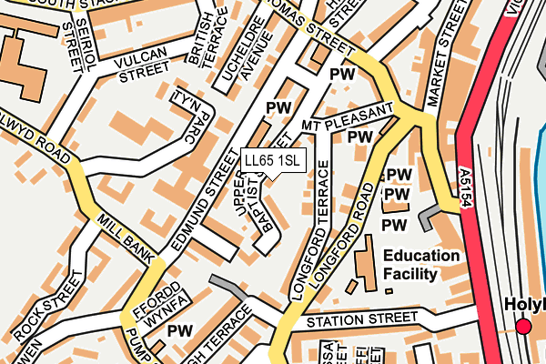 LL65 1SL map - OS OpenMap – Local (Ordnance Survey)