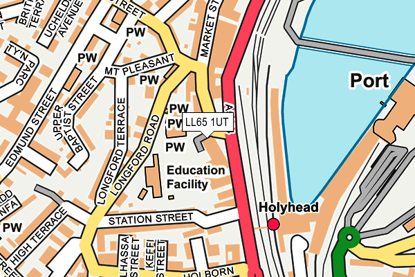 LL65 1UT map - OS OpenMap – Local (Ordnance Survey)