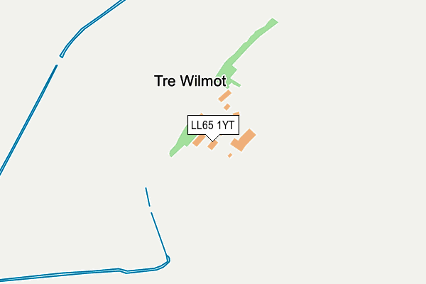 LL65 1YT map - OS OpenMap – Local (Ordnance Survey)