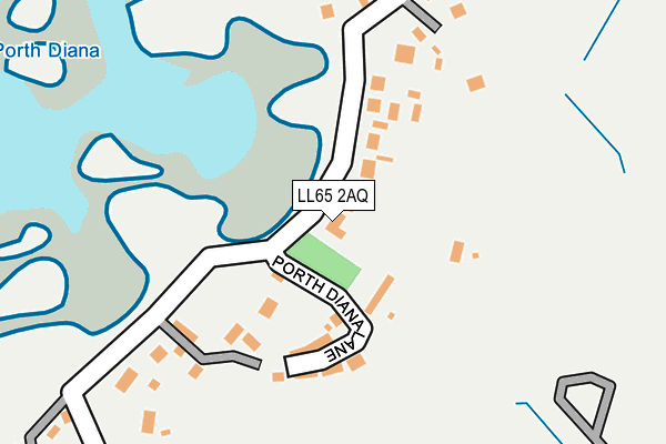 LL65 2AQ map - OS OpenMap – Local (Ordnance Survey)