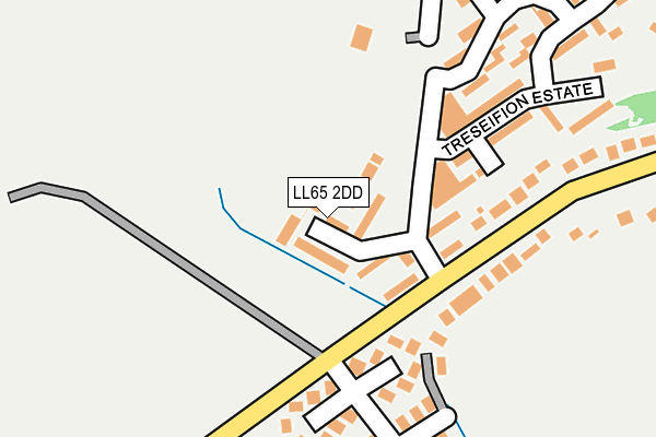 LL65 2DD map - OS OpenMap – Local (Ordnance Survey)
