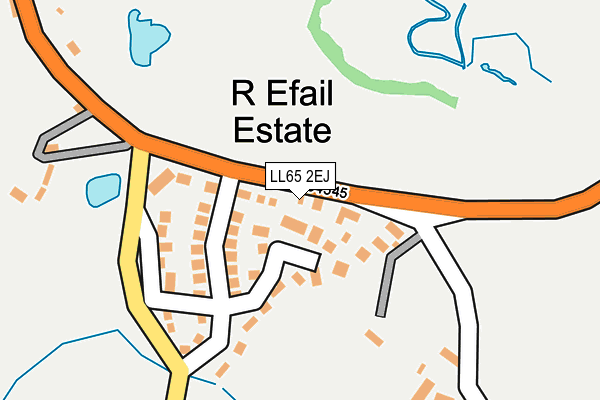 LL65 2EJ map - OS OpenMap – Local (Ordnance Survey)