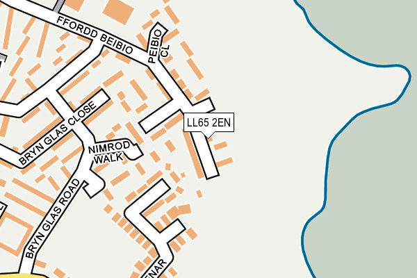 LL65 2EN map - OS OpenMap – Local (Ordnance Survey)