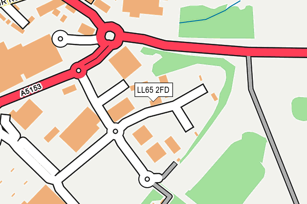LL65 2FD map - OS OpenMap – Local (Ordnance Survey)