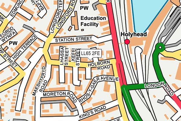 LL65 2FE map - OS OpenMap – Local (Ordnance Survey)