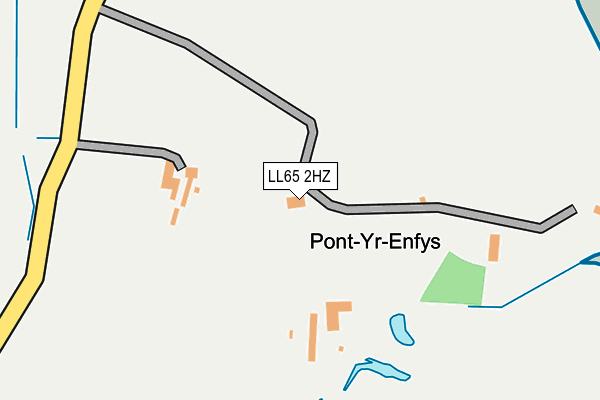 LL65 2HZ map - OS OpenMap – Local (Ordnance Survey)