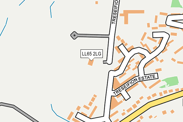 LL65 2LG map - OS OpenMap – Local (Ordnance Survey)