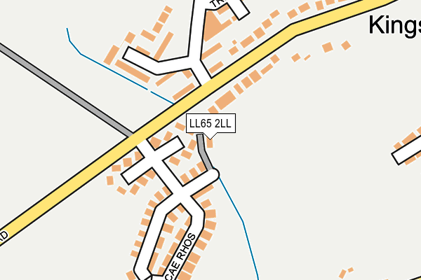 LL65 2LL map - OS OpenMap – Local (Ordnance Survey)