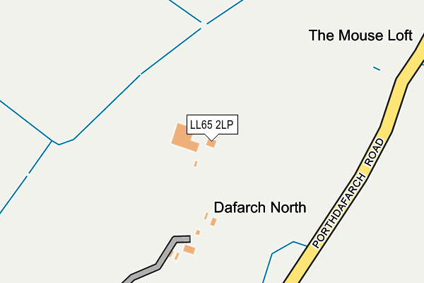 LL65 2LP map - OS OpenMap – Local (Ordnance Survey)